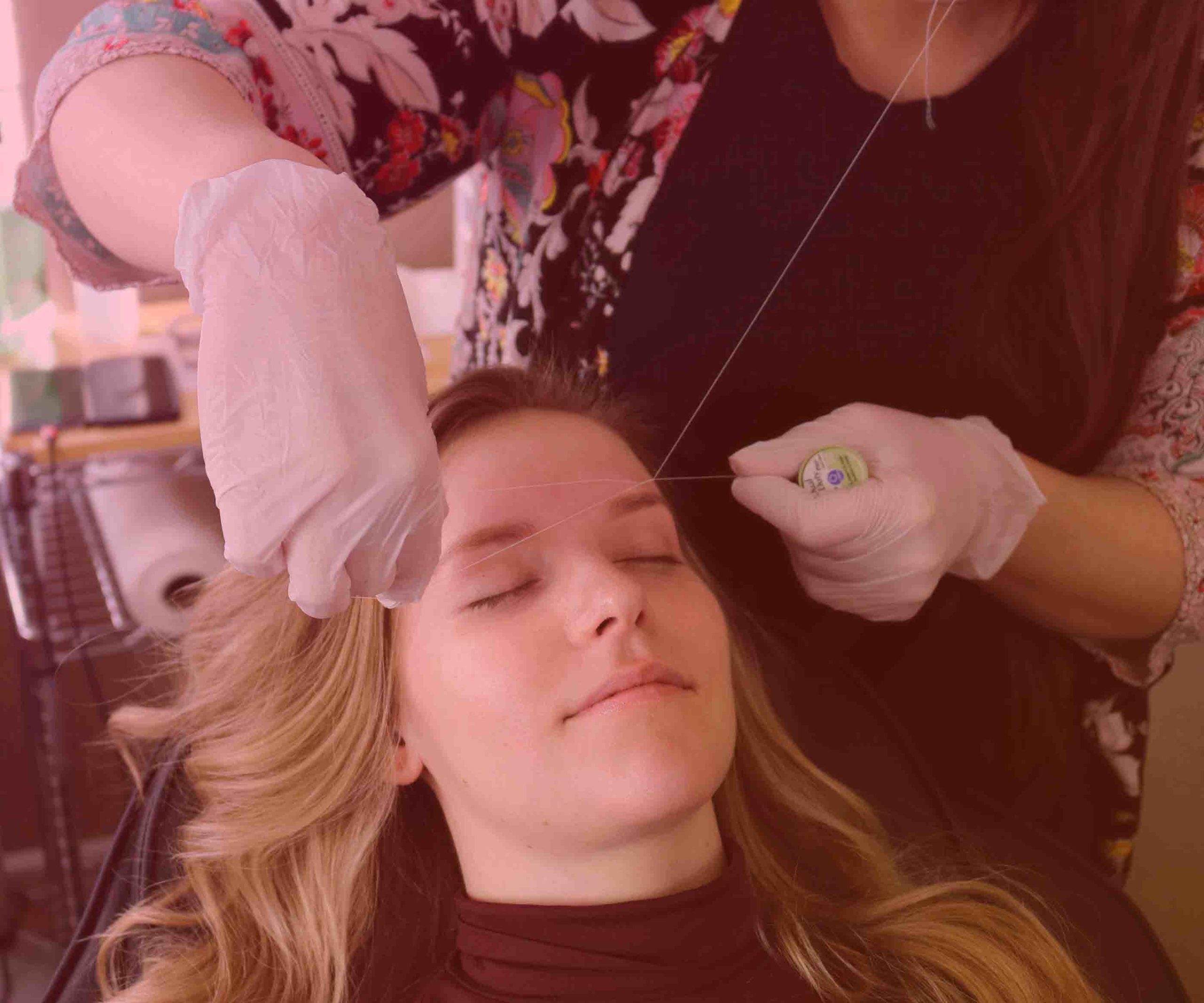 Threading eyebrow in Greeley Colorado